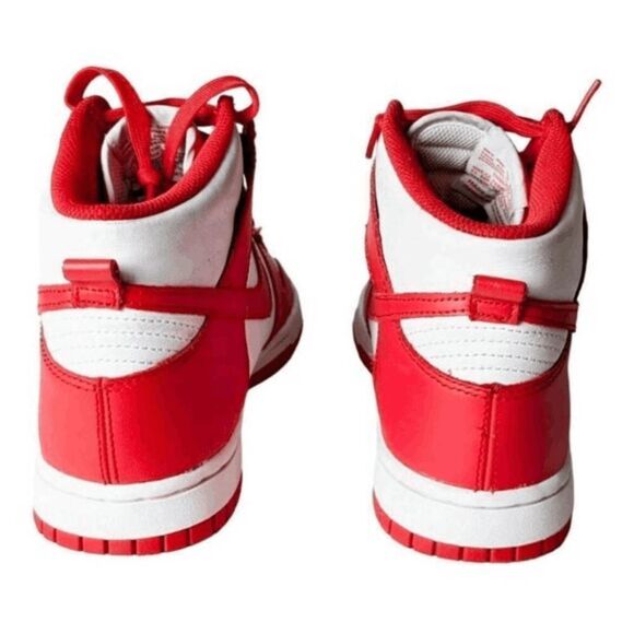 NIKE Dunk High 'Championship Red' Sneakers Size 8 - Picture 5 of 9